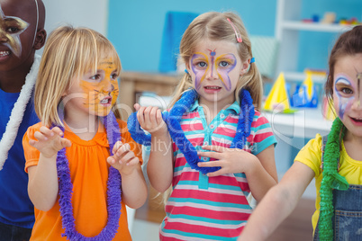 Happy kids enjoying a birthday party