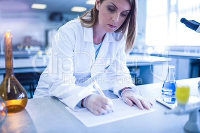 Scientist working in the laboratory