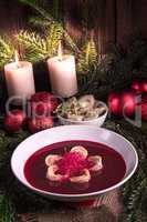 red borscht soup