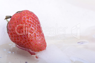 Close up strawberry, food concept