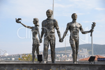 Denkmal in Kusadasi, Türkei