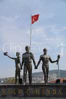 Denkmal in Kusadasi, Türkei