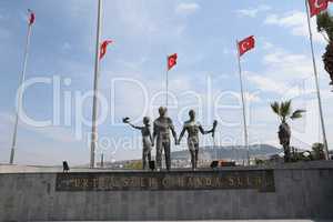 Denkmal in Kusadasi, Türkei