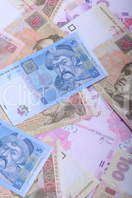 background of the Ukrainian money - UAH