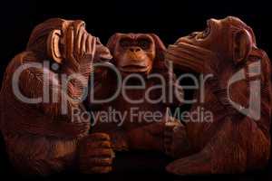 three wise monkeys