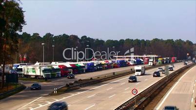 germany cars on the highway