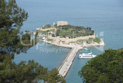 Taubeninsel bei Kusadasi, Türkei