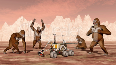 Entdeckung auf dem Mars