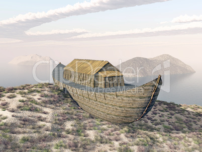 Arche Noah auf dem Berg Ararat