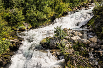 Ein Fluß in Geiranger