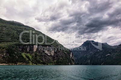 Blick auf den Geirangerfjord