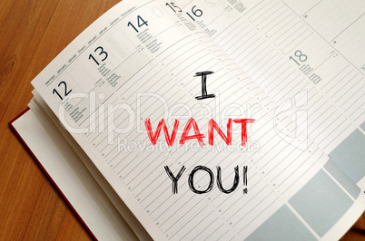 I want you write on notebook