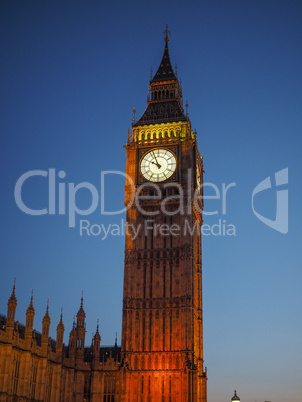 Big Ben in London