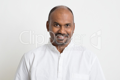 Casual mature Indian people portrait