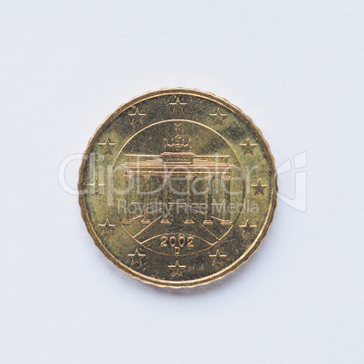 German 10 cent coin