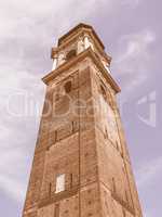 Retro looking Turin Cathedral steeple