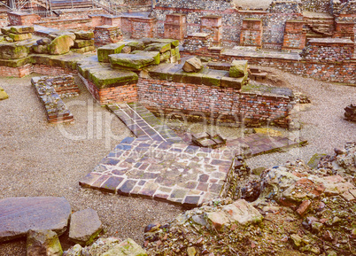 Retro look Roman Theatre Turin