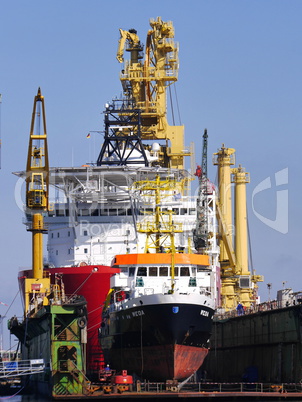 Trockendock in Bremerhaven