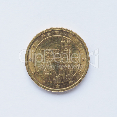 Austrian 10 cent coin