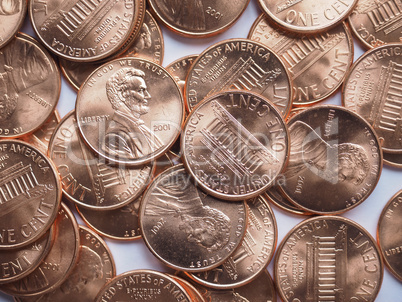 Dollar coins background
