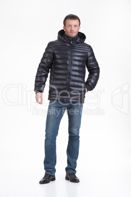 Young Man In Winter clothing