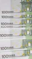 europe euros banknote of hundreds