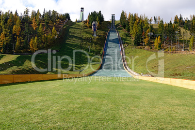 Ski jumping area