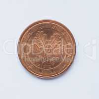 German 5 cent coin