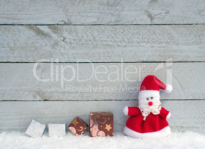 Merry Christmas - Santa Claus with gifts