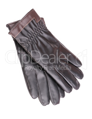 Leather Gloves Isolated