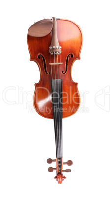 Red Violin Isolated