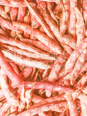 Retro looking Cranberry beans