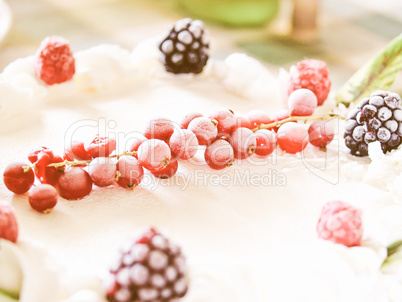 Retro looking Pie cake