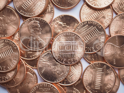 Dollar coins background