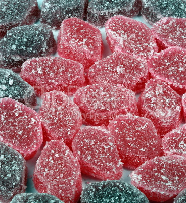 pink fruit jelly