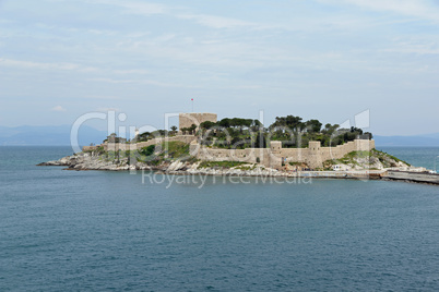 Taubeninsel bei Kusadasi, Türkei