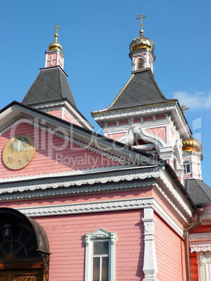 old wood temple bogorodskiy