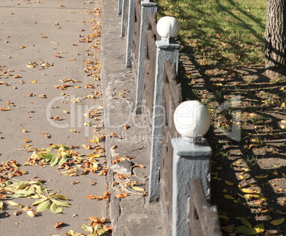 park in autumn