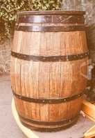 Retro looking Barrel cask