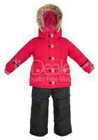 Childrens snowsuit fall