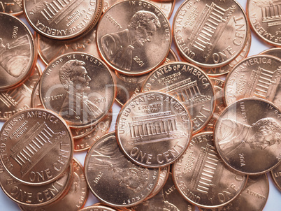 Dollar coins background