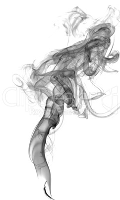 Abstract dark smoke