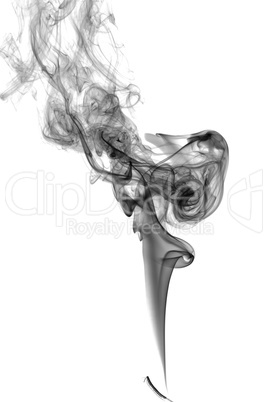 Abstract dark smoke