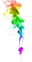 Abstract multicolored smoke