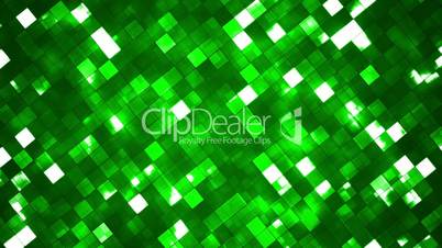 Broadcast Twinkling Fire Light Diamonds, Green, Abstract, Loopable, HD