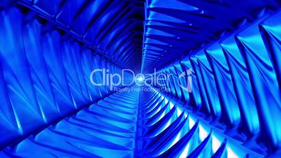 Broadcast Endless Hi-Tech Tunnel Blue, Industrial, Loopable, HD