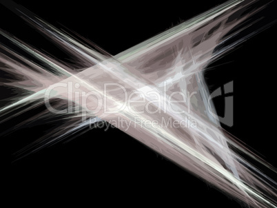 image of one Digital Fractal on Black Color