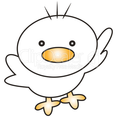 Cartoon chick