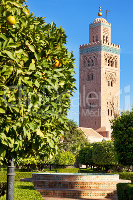 Koutoubia Mosque in Marrakech