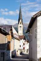 Fliess, mountain village in Tyrol